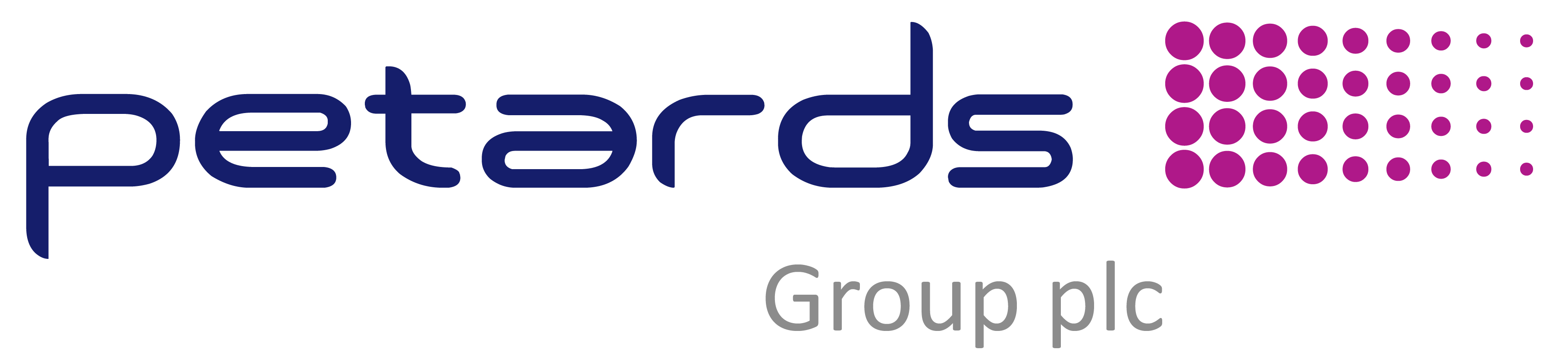 Petards Group plc (Small p) (Mid Grey)